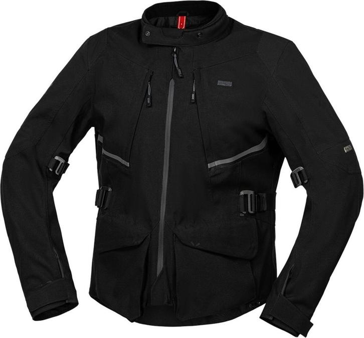 IXS Tourster-STX 1.0 Waterdichte Zwart Textiele Motorjas, Motoren, Kleding | Motorkleding, Heren, Nieuw met kaartje, Jas | textiel