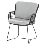 Locarno Fabrice dining tuinset 160 cm rond 7 delig HPL, Tuin en Terras, Tuinsets en Loungesets, Ophalen of Verzenden, Nieuw