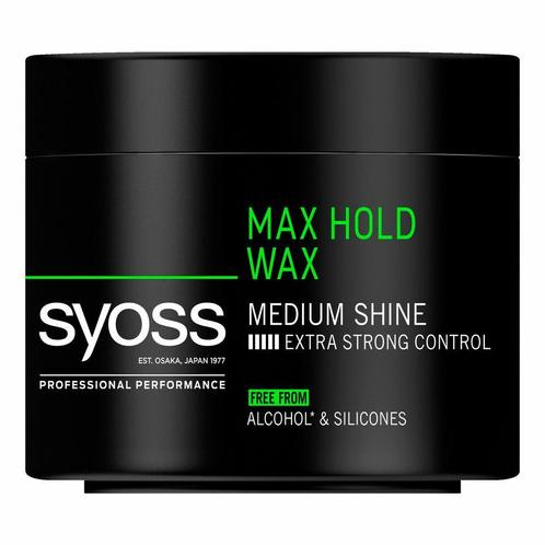 6x Syoss Max Hold Cream Wax 150 ml, Sieraden, Tassen en Uiterlijk, Uiterlijk | Haarverzorging, Nieuw, Verzenden