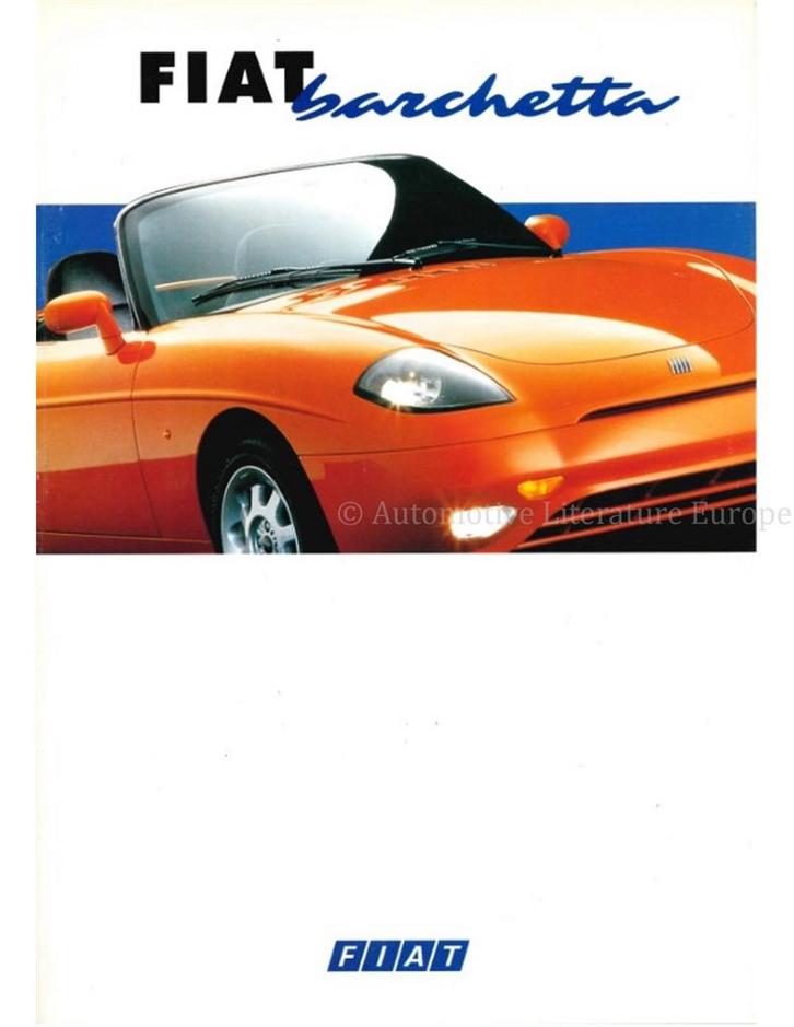 1995 FIAT BARCHETTA BROCHURE DUITS, Boeken, Auto's | Folders en Tijdschriften