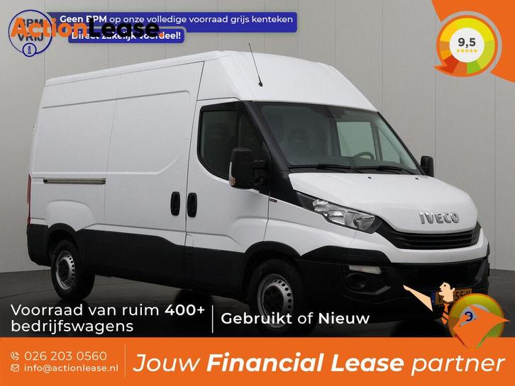 Iveco Daily Bestelbus L2 H2 2018 Diesel Handgeschakeld, Auto's, Bestelauto's, Te koop, Zwart, Handgeschakeld, Financial lease
