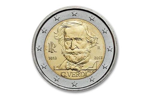 2 euro Guiseppe Verdi 2013 - Italië, Postzegels en Munten, Munten | Europa | Euromunten, Verzenden