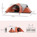 TRUUSK Kampeertent Voor 5-6 Personen, Familietent, Waterdich, Caravans en Kamperen, Verzenden, Nieuw