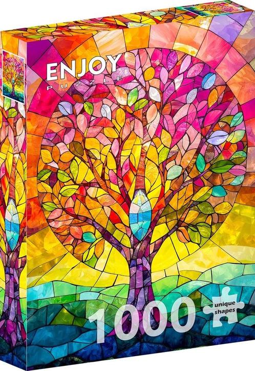 Crystallized Tree Puzzel (1000 stukjes) | Enjoy Puzzle -, Hobby en Vrije tijd, Denksport en Puzzels, Nieuw, Verzenden