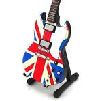 Miniatuur Gibson SG gitaar met gratis standaard, Nieuw, Ophalen of Verzenden, Pop, Beeldje of Miniatuur