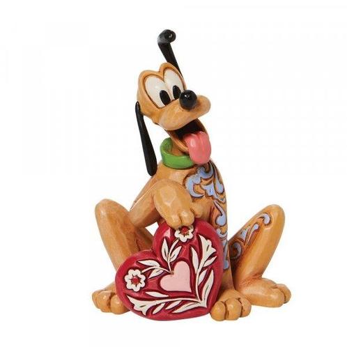 Pluto met Hart 9 cm, Verzamelen, Disney, Nieuw, Ophalen of Verzenden
