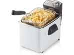 DOMO DO519FR Friteuse - 4,5L - Frituurpan - 3200W - Inox/Wit, Huis en Inrichting, Verzenden, Nieuw