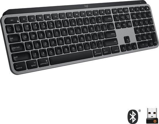 Logitech MX Keys Draadloos Toetsenbord Bluetooth Qwertz, Computers en Software, Toetsenborden, Nieuw, Ophalen of Verzenden