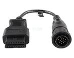 Jaltest Mercedes 14 Pins OBD1 - 16 Pins OBD2 Verloopkabel Be, Auto diversen, Autogereedschap, Verzenden, Nieuw