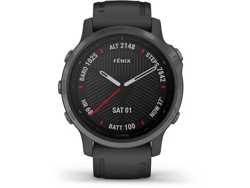 Garmin fnix 6S Sapphire Grijs (Zwart), Huis en Inrichting, Woonaccessoires | Overige, Zo goed als nieuw, Verzenden