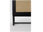 Wandkast - Vakkenkast - Zwarte Guiji kast - 148x80x30cm, Verzenden, Nieuw