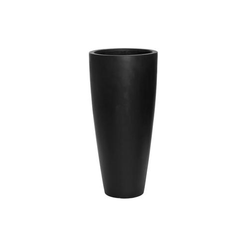 Plantenbak Dax - Zwart Ø37 x (H)80 cm - Ø37 x (H)80 cm, Tuin en Terras, Planten | Tuinplanten, Ophalen of Verzenden