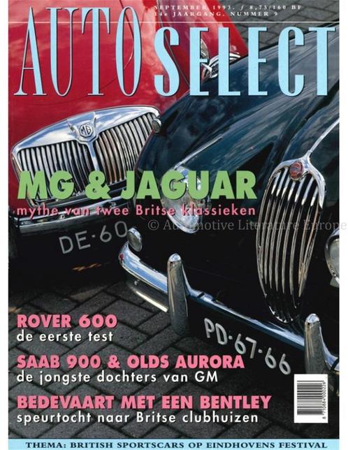 1993 AUTO SELECT MAGAZINE 9 NEDERLANDS, Boeken, Auto's | Folders en Tijdschriften
