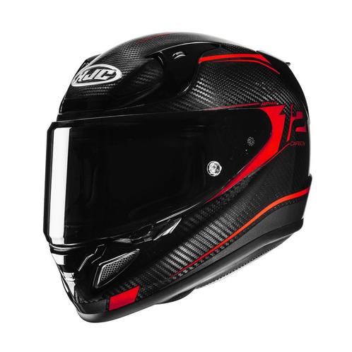 HJC RPHA 12 Carbon Keres Zwart Rood Integraalhelm, Motoren, Kleding | Motorhelmen, Integraalhelm, Heren, XXL, Nieuw met kaartje