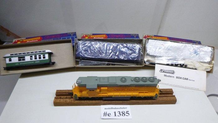 Bachmann, RoundHouse H0 - Treinset (4) - Konvoluut USA H0, Hobby en Vrije tijd, Modeltreinen | H0