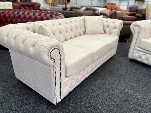 Chesterfield Maarssen !! 3+2  Softleer Chesterfield Bankstel, Huis en Inrichting, Banken | Bankstellen, Zo goed als nieuw, Leer