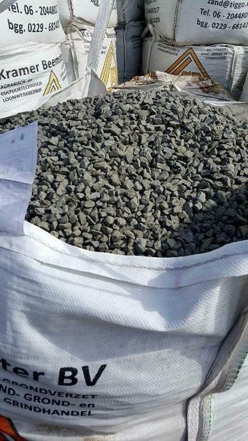 Lente actie! Basalt split antraciet, levering Noord-Holland beschikbaar voor biedingen
