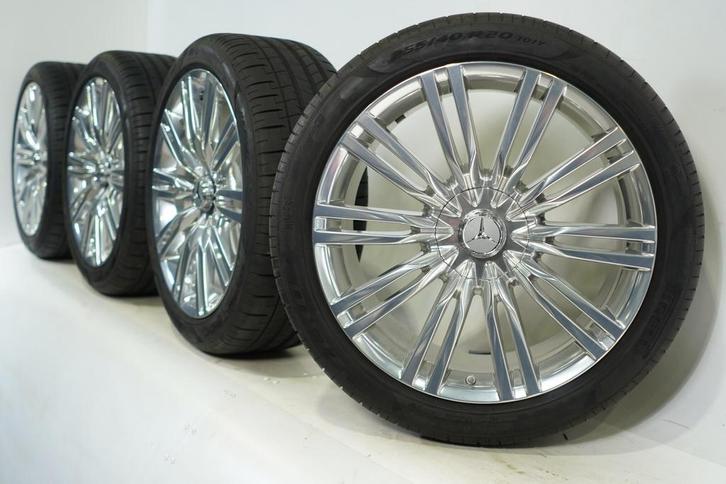 Mercedes S Klasse W223 20 inch velgen Pirelli Zomerbanden Or, Auto-onderdelen, Banden en Velgen, Velg(en), Gebruikt, 20 inch, Zomerbanden