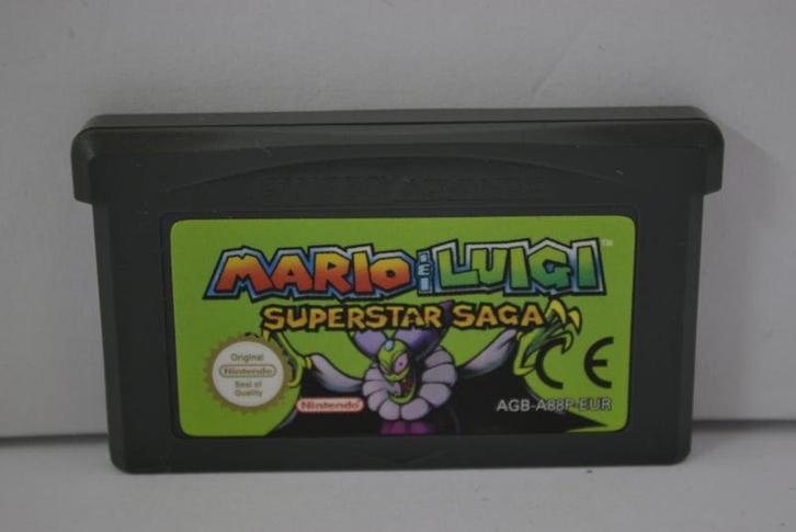 Mario Luigi Superstar Saga (GBA EUR), Spelcomputers en Games, Games | Nintendo Game Boy, 1 speler, Zo goed als nieuw, Verzenden