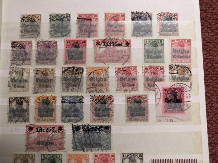 Duitse bezetting tijdens de Eerste Wereldoorlog 1914/1920 -, Postzegels en Munten, Postzegels | Europa | Duitsland