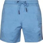 Superdry Vintage Stripe Shorts Lichtblauw maat XL Heren
