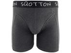 Boxershort - SQOTTON® - Basic - Antraciet, Kleding | Heren, Ondergoed, Verzenden