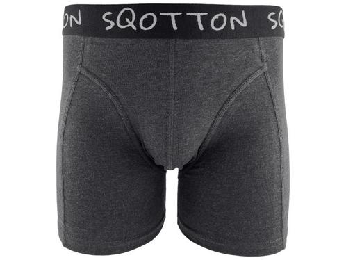 Boxershort - SQOTTON® - Basic - Antraciet, Kleding | Heren, Ondergoed, Verzenden