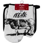 Miss Lucy Milk ovenhandschoen en pan lap set van 2 stuks 18, Huis en Inrichting, Ophalen of Verzenden, Nieuw