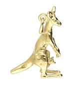Gouden Kangoeroe ketting hanger, Sieraden, Tassen en Uiterlijk, Verzenden, Nieuw