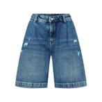MAC • blauwe short Pleat • 36, Kleding | Dames, Broeken en Pantalons, MAC, Nieuw, Maat 36 (S), Verzenden