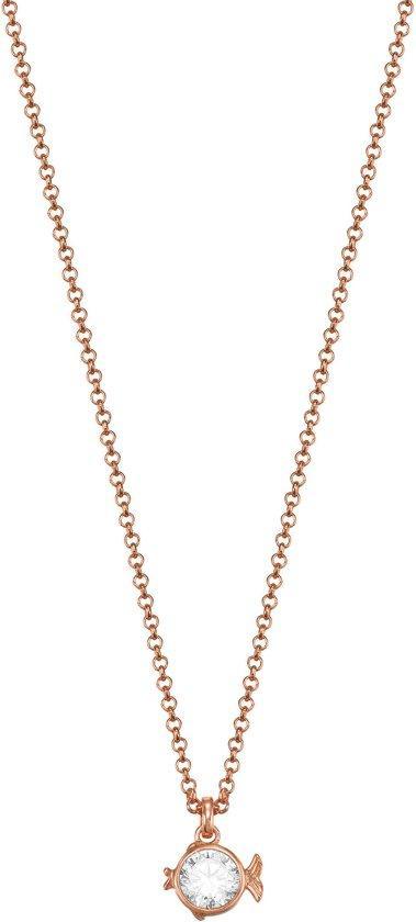 Esprit Ketting inclusief hanger - Staal - Rosékleurig - 42, Sieraden, Tassen en Uiterlijk, Kettingen, Verzenden