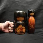 Prachtig design Sosaku Kokeshi  / kokeshi pop - Hout