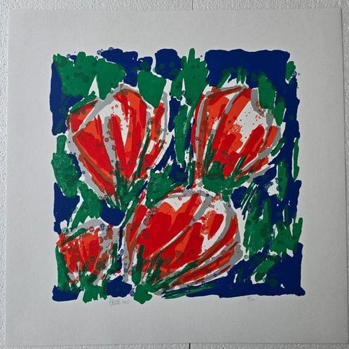 Ad van Hassel (1953) - Tulpen, Antiek en Kunst, Kunst | Schilderijen | Modern
