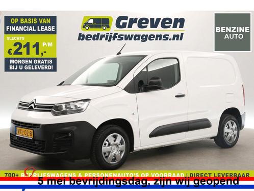 Citroën Berlingo 1.2 PureTech L1H1 BENZINE 111PK Navi €211pm, Auto's, Bestelauto's, Handgeschakeld, Benzine, Wit, Citroën, Verzenden