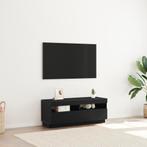 vidaXL TV-kast met LED-verlichting - Zwart Eiken - 100x35x40, Huis en Inrichting, Kasten | Televisiemeubels, Minder dan 50 cm