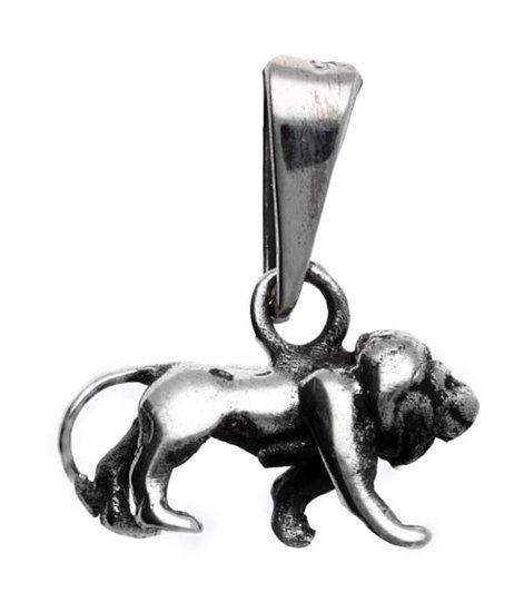 Zilveren Leeuw klein kettinghanger, Sieraden, Tassen en Uiterlijk, Kettinghangers, Verzenden