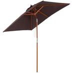 Parasol – Verstelbaar - 3-traps verstelbaar – Koffiekleur, Tuin en Terras, Ophalen of Verzenden, Nieuw