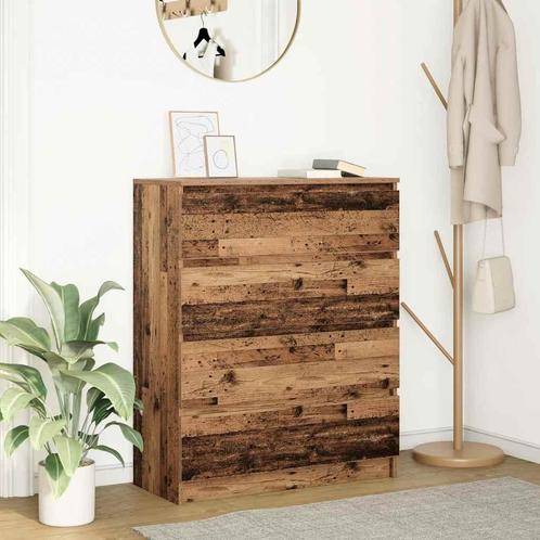 vidaXL Dressoir 80x35x99 cm spaanplaat oud hout, Huis en Inrichting, Kasten | Dressoirs, Nieuw, Overige houtsoorten, Verzenden