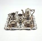 Miniatuur figuur - Antiek Miniatuur koffieservies voor