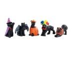 Halloween cats, set of 5