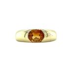 Gouden vintage ring met citrien 14 kt, Ophalen of Verzenden, Nieuw
