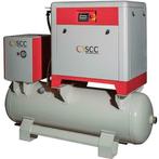 Stille compressor Schroefcompressor 5,5 PK ketel met droger, Doe-het-zelf en Verbouw, Compressors, Nieuw, Ophalen of Verzenden