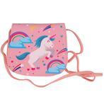 Schoudertasje eenhoorn lichtroze - 14x16x7cm NIEUW, Ophalen of Verzenden, Nieuw