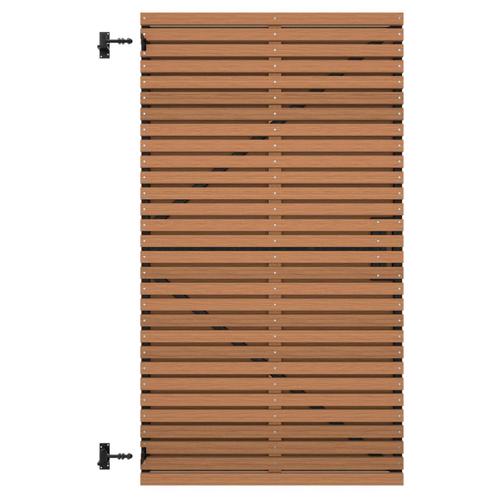 Hardhouten poort | Geschaafd Ayous | Breedte 100 cm | Hoog.., Tuin en Terras, Schuttingen, Minder dan 3 meter, Nieuw, IJzer, 1 tot 2 meter