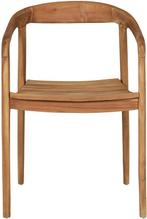 2dekans | House Nordic Eetkamerstoel Otero - Teak - Naturel, Huis en Inrichting, Stoelen, Ophalen of Verzenden, Zo goed als nieuw