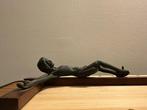 Antiek Crucifix - Brons, Hout - 1920-1930, Antiek en Kunst
