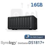 NAS Synology DS1817+ 16GB refurbished, Computers en Software, Ophalen of Verzenden, Refurbished
