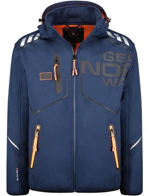 Geographical Norway Softshell Heren Jas Robin Navy, Kleding | Heren, Jassen | Zomer, Blauw, Nieuw, Verzenden