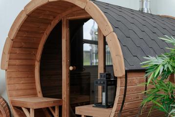 Buitensauna - Barrel Sauna - Pod Sauna - sauna showroom beschikbaar voor biedingen