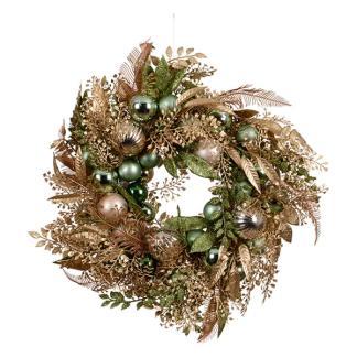 Kerstkrans | Decoris |    50 cm (Decoratief, Groen), Diversen, Kerst, Nieuw, Verzenden